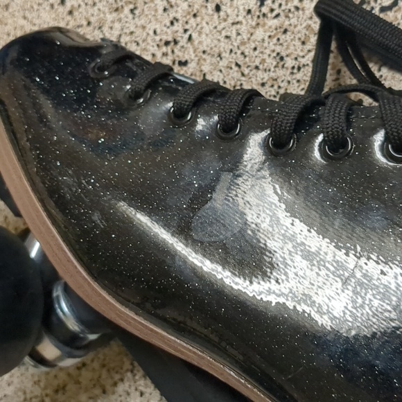 Sure-grip Stardust glitter quad roller skates fits women's size 8 - Picture 7 of 10